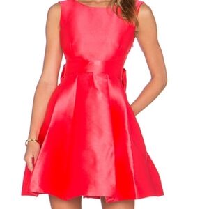 Kate Spade Fancy Meeting You Silk Mini Dress With Bow Size 12